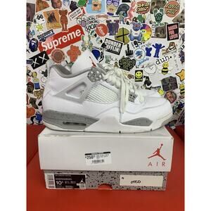 Size 10.5 - Jordan 4 Retro Mid White Oreo 100% Authentic